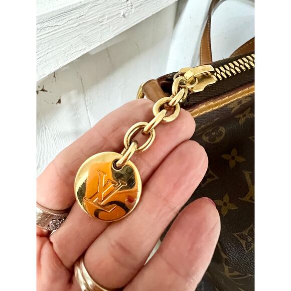 Louis Vuitton Monogram Palermo GM Coated Canvas Shoulder Tote Handbag Brown - Picture 6 of 16